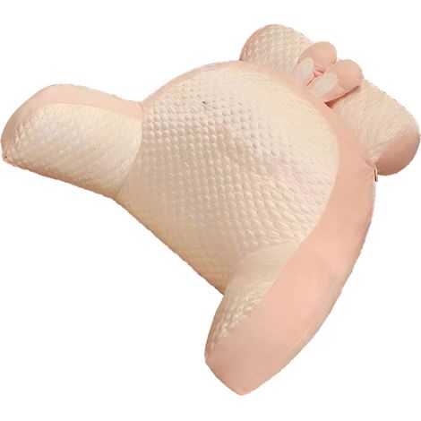 Coussin de chevet, oreiller lombaire, coussin de canapé, oreiller de lit pour la maison, l'hôtel et les voyages, forme lapin (1/5)