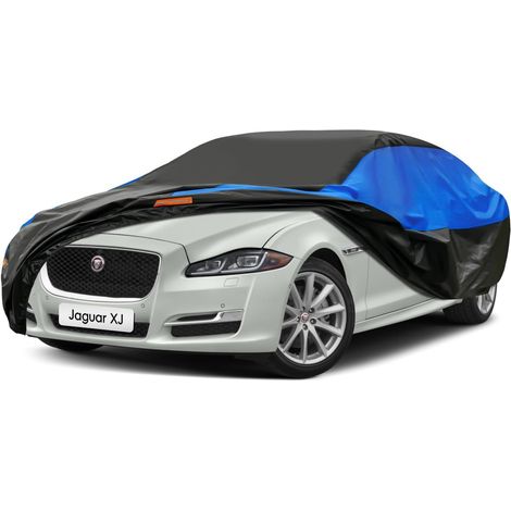 Bâche Voiture Exterieur Respirante et Étanche pour Tous Temps, Housse Voiture Protection Anti-UV Contre,la Poussière, la Pluie, Universelle pour Audi A6 A7 A8 5 Serie S Class (490-530 CM) 3XXL,1-Pour  (1/5)
