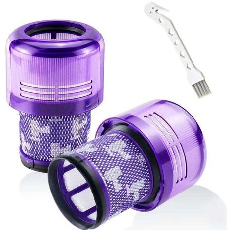 2er-Pack Filter für Dyson V11 Absolute Extra Pro – DY-970013-0 – Waschbarer HEPA-Ersatzfilter – Ersetzt V11 Torque Drive Animal – V15 Detect Akku-Staubsauger SV14 SV17 SV22 (1/4)