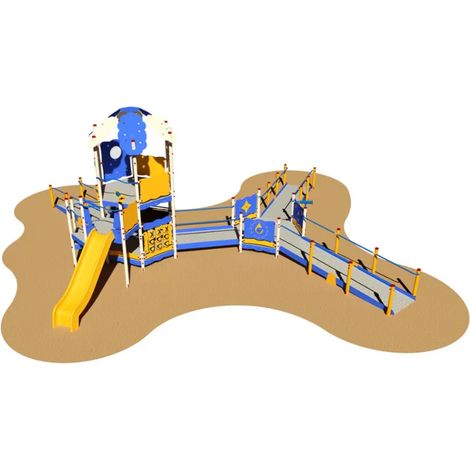 Villaggio Actarus 990 torretta esagonale 15 utenti spazio minimo 1525x1475cm (1/3)