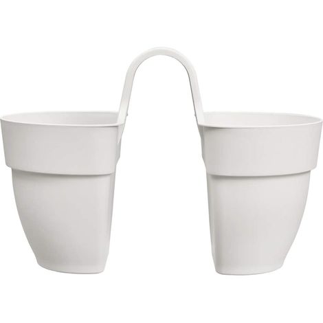 Topf Vibia Campana Doppel D.21cm Weiß Seide - Elho (1/5)