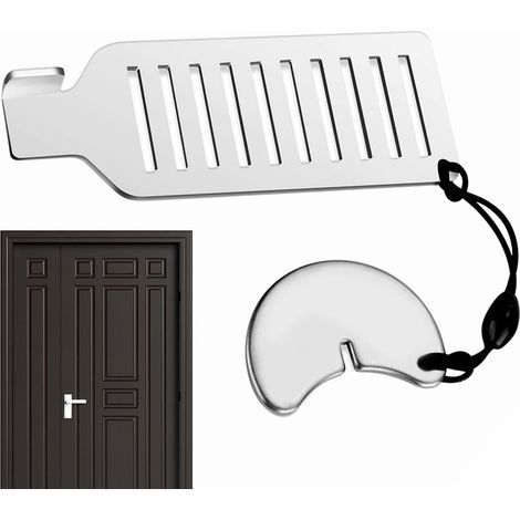 Verrou de porte portable Verrou de sécurité de sécurité pour , facile à installer, de porte réglable en acier inoxydable robuste pour une meilleure sécurité, l'entr (1/5)