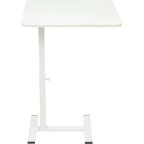 Bedside Table, Adjustable Hospital & Home Use Bed Table, Rolling Laptop Table