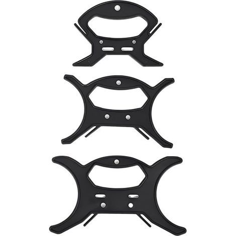 3 Pièces Enrouleurs de Câbles en Plastique, Multifonctionnels,Organiseurs de Cordes pour Guirlandes lumineuses, Rallonges, Couronnes, Perles, etc. (Grand + Moyen +Petit) (1/4)