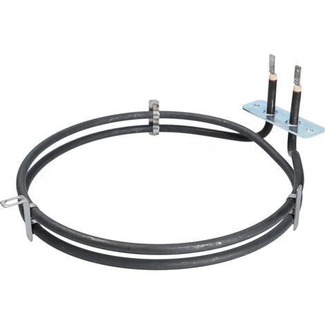 Résistance Chauffage Four - 1 Pièce - Spirale Air Chaud - 2000W 230V - Compatible Whirlpool Indesit Bauknecht - Ø190mm (1/5)