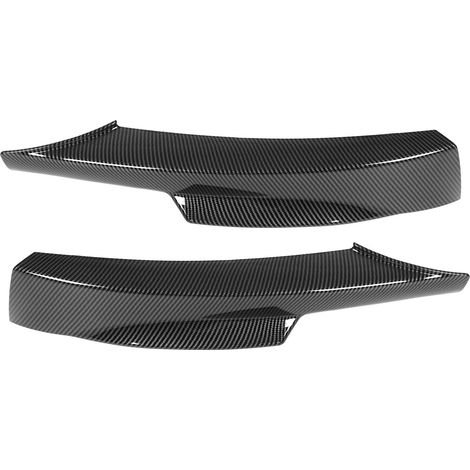 Diffuseur de pare-chocs avant pour BMW Série 3 E90 M-Tech LCI 320i 330i 2009-2012, texture fibre de carbone (1/5)