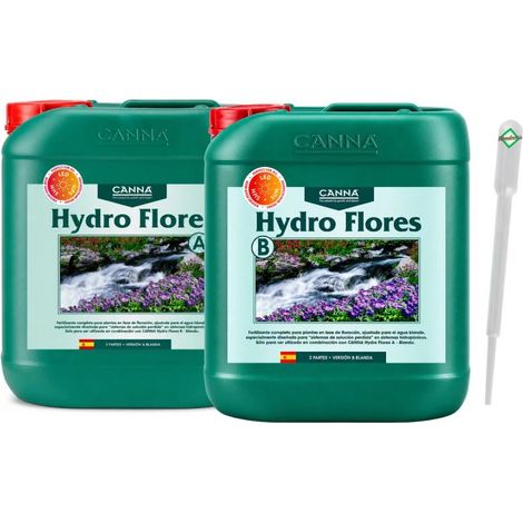 Canna Hydro Flores A B 1 L hydroponie engrais de floraison culture hydroponique engrais pour plantes