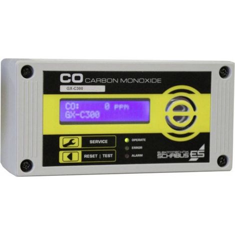 Schabus GX-C300 Rilevatore monossido di carbonio con sensore interno rete elettrica Rileva Monossido di carbonio