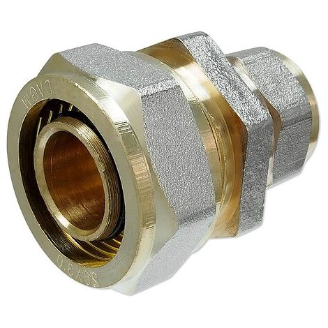 Schraubfitting-Kupplung 26 x 3,0 mm - 20 x 2,0 mm für Alu-Mehrschicht-Verbundrohr