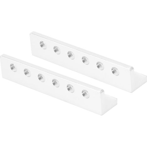 2 Stück Aluminium-Flachträger, 6-Loch, L-förmig, Roboterzubehör, 12 x 12 x 56 mm, 3103-0006-0056 (1/5)