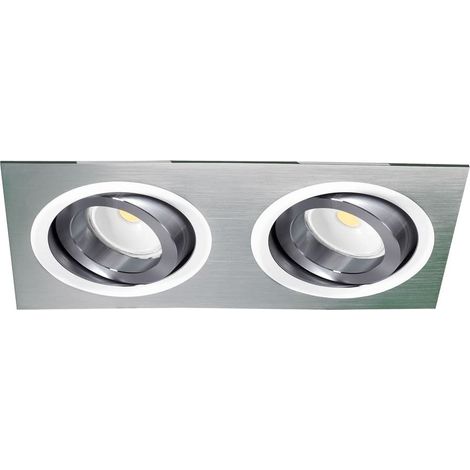EMPOTRABLE HELIUM ALUMINIO (2 LUCES) (1/4)