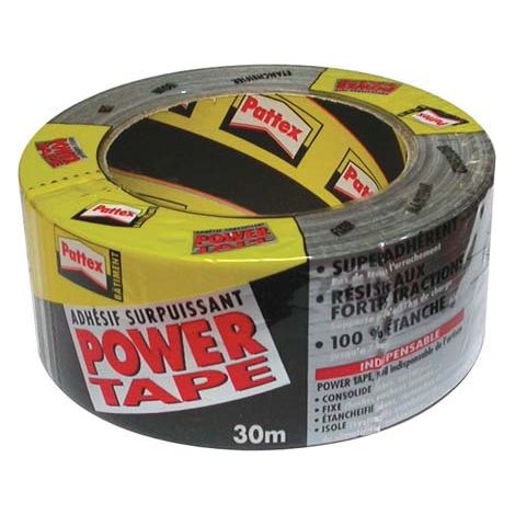 Nastro adesivo Power Tape - Edilizia - Grigio - 30 m - Pattex