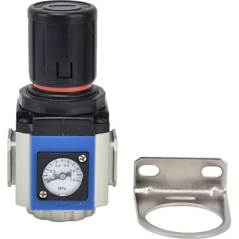 Régulateur de pression pour compresseur d'air en alliage d'aluminium avec manomètre 0,05‑0,9 MPa GR300-10 (1/5)