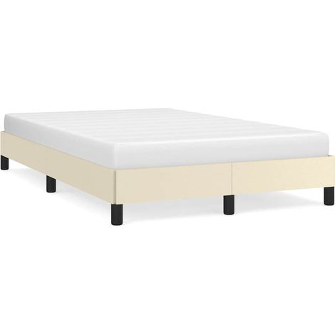 Maison Exclusive - Giroletto senza Materasso Crema 120x190 cm Similpelle (1/5)
