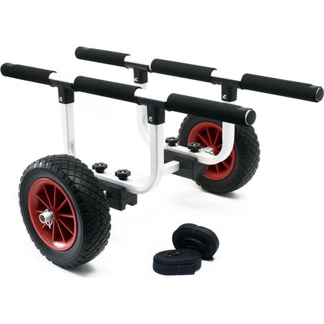Carro aluminio 90 kg pu rueda diámetro 26cm y ancho soporte regulable 160002565