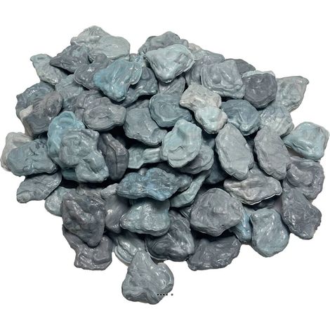 Assortiment de gravier artificiel x100 en Plastique soufflé L 45 mm (1/3)