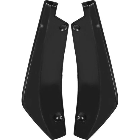 Diffuseur de Pare-Chocs arrière, en matériau ABS, Coin/lèvre arrière Universel, aileron de Voiture, (Noir), pour la Modification de Voiture (1/5)