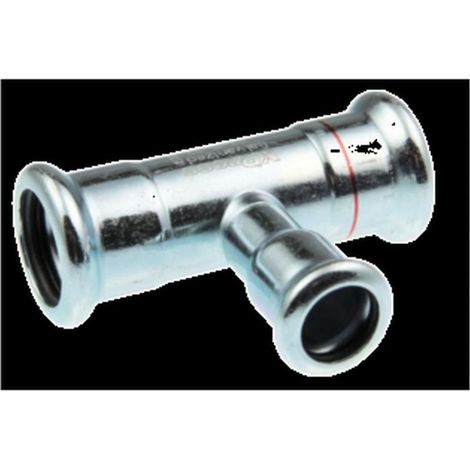 Raccord a sertir acier C T reduit (fem/fem/fem) 42x28x42 mm, Contour M (1/5)
