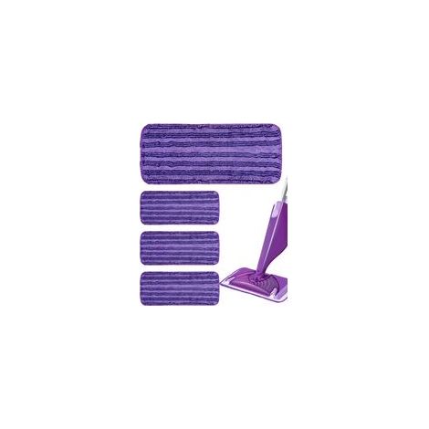 4 lingettes Swiffer WetJet - Microfibre lavable - Recharge