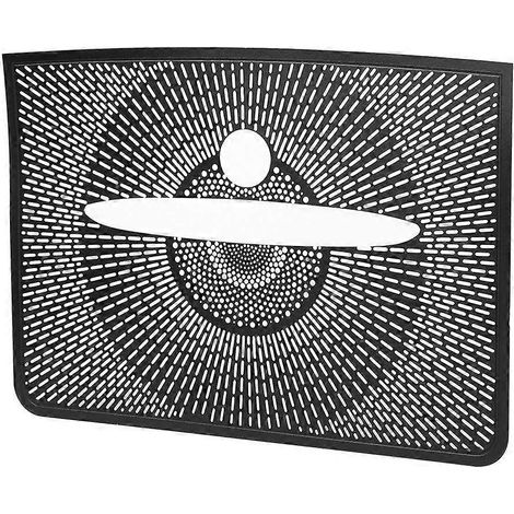 Pare-chocs en alliage d'aluminium noir pour haut-parleur de tableau de bord, compatible Mercedes Benz GLK 2013-2015, garniture de couverture élégante. (134 caractères) (1/4)