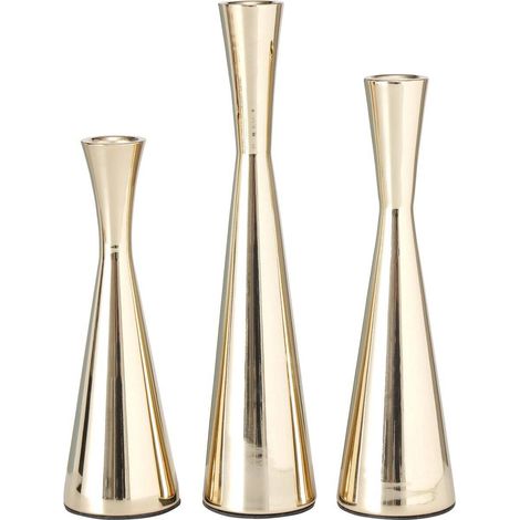 Kerzenhalter für eine Kerze CONE, 3er-Set (1/5)
