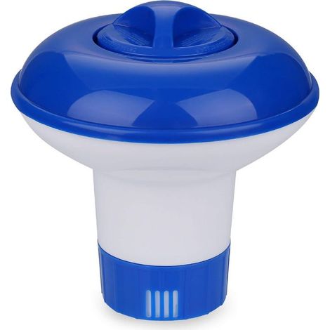 Distributeur de Chlore Flottant pour Piscine, Distributeur de Chlore Comprimés de Chlore ou Granules, Flotteur Chimique Piscine, Diffuseur de Chlore pour Nettoyage des Piscines ou Hot Tubs Spa (1/5)