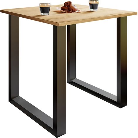 Tavolo da pranzo in legno Tavolo da cucina Xona U 80x80 76x80x80 - VCM