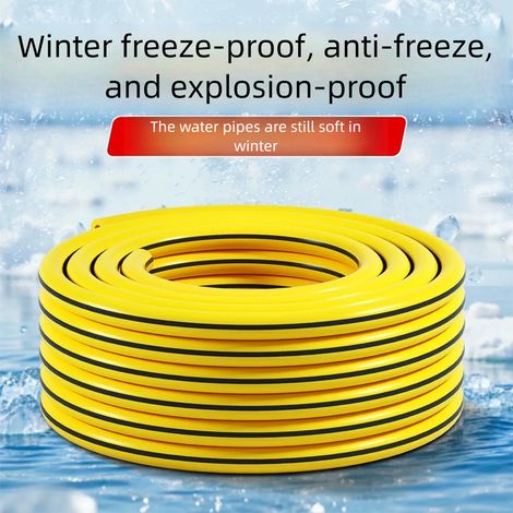 Tuyau d'eau haute pression épaissi (diamètre intérieur 12 mm) pour lavage de voiture tuyau durable de 12 mm/16 mm pour nettoyeur haute pression. (1/4)