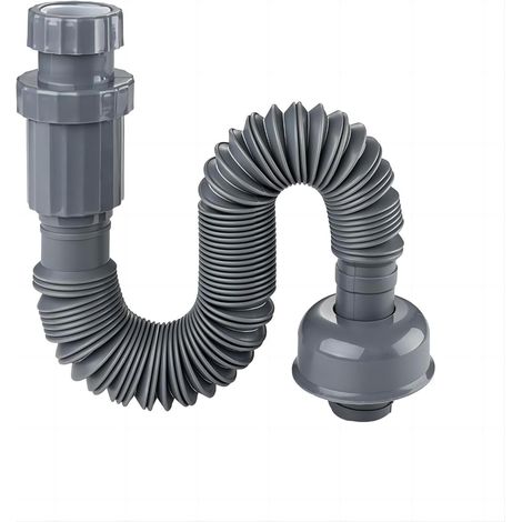 Kit de tuyau d'évacuation flexible, adaptable pour diamètre 1 (1/5)