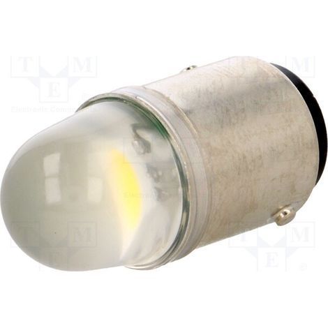 Ampoule Led White Baionnette Ba15d 24vac ET 24vdc Lw-ba15d-24ac/dc