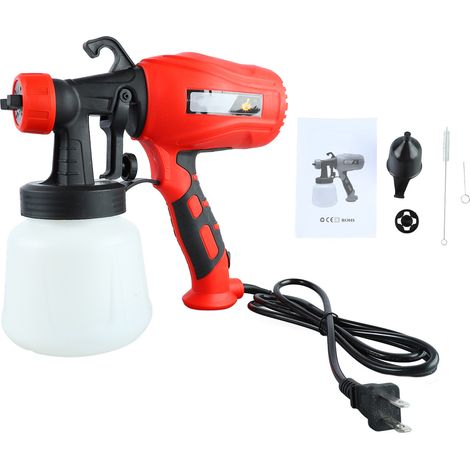 Ortviai Pulvérisateur Électrique pour Peinture 900 ml, 550 W, Rotation 360°, Idéal pour Automobile et DIY (1/5)