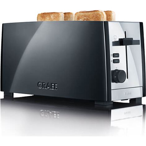 Graef Black 4 Slice Toaster