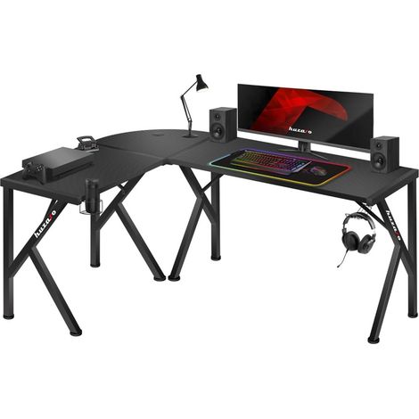 Escritorio para juegos Huzaro Hero 6.3 negro (1/5)