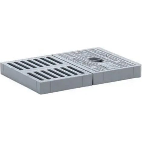 DALLMER Grille pour Ballstau 110, gris, 250 x 180 mm, 724922