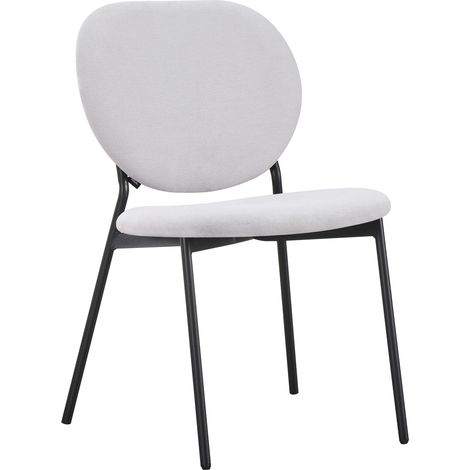 Selsey Broctalm – Silla tapizada con chenilla hidrofóbica, gris claro
