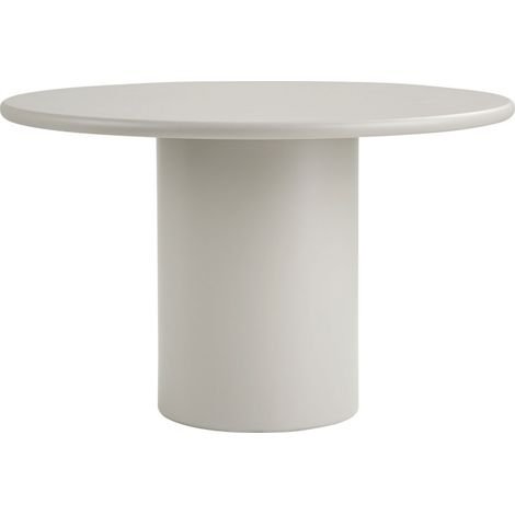 Table à manger 4 personnes ronde en bois - Grège - Nagano (1/4)