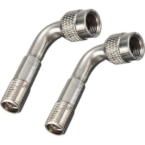 Prolongateur de Valve à 90° pour Pneus de Voiture - Adaptateur de Tige (1/4)