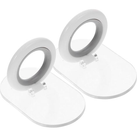 Rehausseur de siège toilette adhésif, bonne aspiration, 2 pièces, fabriqué en ABS pour garder les (1/5)