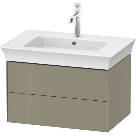 DURAVIT WT43410H2H20010 WTU White Tulip mural, 2 tiroirs (1/2)