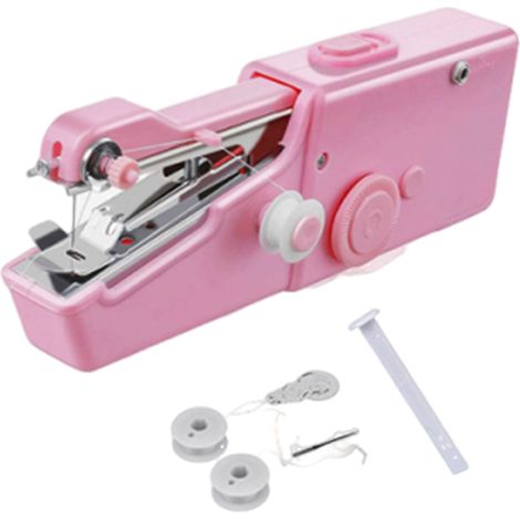 Machine à coudre électrique portable de poche, mini machine à coudre domestique, ensemble d'outils pour la couture de vêtements et de tissus (1/5)