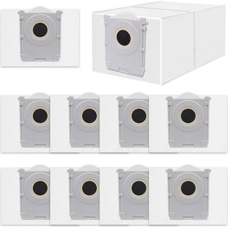 10 Sacs pour ECOVACS T50 Pro Omni/Gen2/Gen3,T50 Omni/Gen2,T30C Omni/Gen2 (1/5)