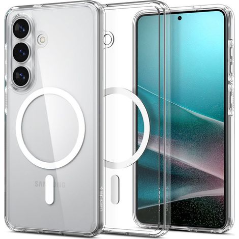 Samsung Galaxy S26 Ultra Hybrid Mag MagSafe Hülle – Transparent und Weiß