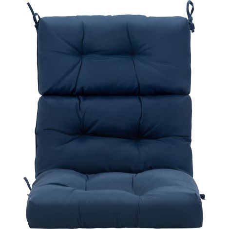COSTWAY Cuscino Per Poltrone,Cuscino Per Poltrone Da Giardino,Cuscino Per Poltrona Relax,Cuscino Imbottito Per Poltrona Relax,Cuscino Per Sdraio,Cuscino Per S (1/5)