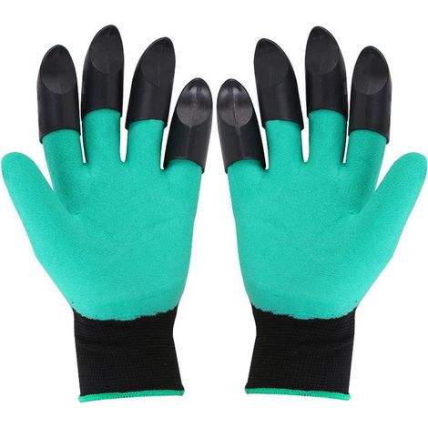 Gants de jardinage Paw, gants de plantation extérieurs en latex, gants de creusage pour potager, lot résistant pour jardinage et bêchage. (1/5)