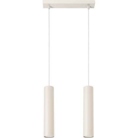 Lampada a sospensione Lagos beige 30x105x6cm Sollux (1/5)