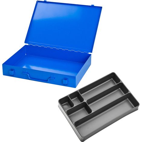 ADB Werkzeugkofferset mit 6-fach Einteiler, blau (1/3)