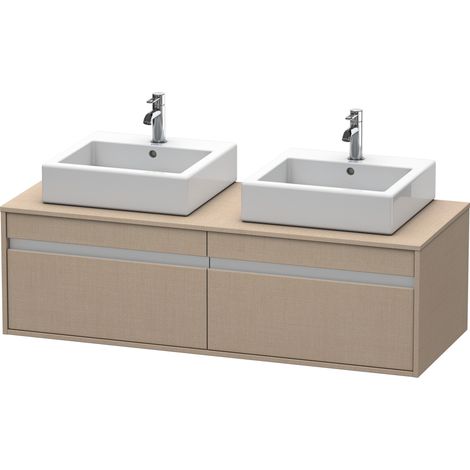Mueble bajo de lavabo consola Ketho de Duravit, suspendido,