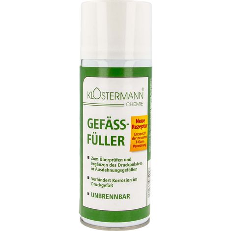 Gefäßfüller (nicht brennbar) 400 ml - Klostermann Chemie 4918, für Membran-Ausdehnungsgefäße (1/5)