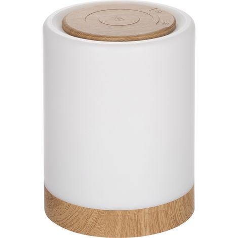 Luz nocturna de 3 W CC 5 V con control táctil, luz fija/multicolor, 3 niveles de brillo ajustables, temporizador de 1, 2, 4 y 6 horas, batería integrada de 1500 mAh. (1/5)