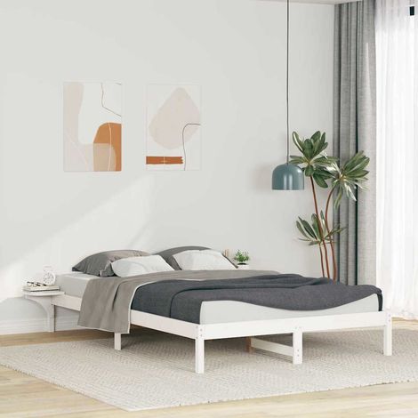 Estructura de Cama con Mesitas 160 x 210 cm